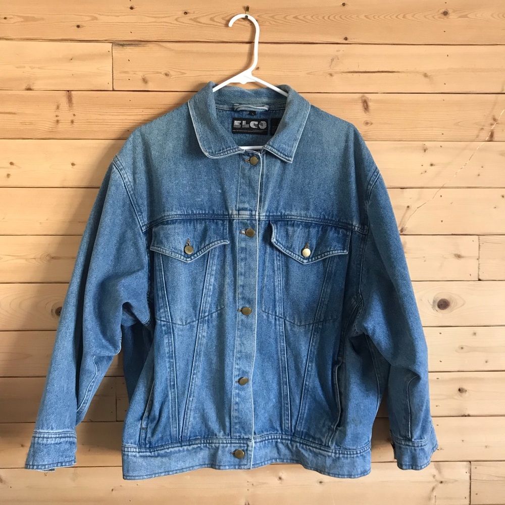 Coziest Vintage ELCO Denim Jean Jacket!